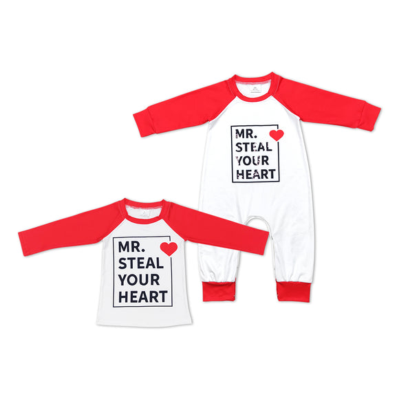 Sibling matching  Valentine MR. steal your heart clothing