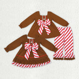 Christmas brown girls clothing