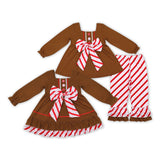 Christmas brown girls clothing
