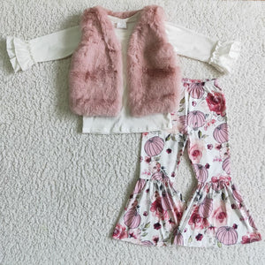 pink Pumpkin girl clothing  outfits +pink vest