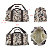 USA  BA0287 brown camo Duffle Bag 18.5x11.2x7.9 inches