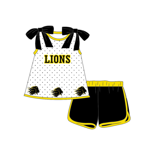 custom style moq  3  lions girls outfits