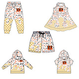 moq 3 each bengals kids clothes