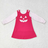 Matching Baby girls Halloween  Embroidery smile clothing
