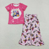 Matching Baby girls kpop short sleeve outfits  Embroidery