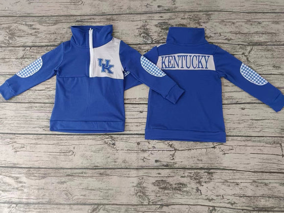 moq 3 custom style  KENTUCKY boy pullover