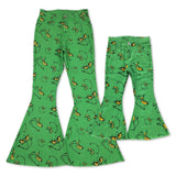 Christmas kids and adult cartoon jeans