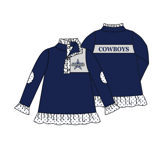 MOQ 3 cowboys girl pullover