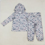 BLP1062 baby Boys grey  camo hoodie outfits