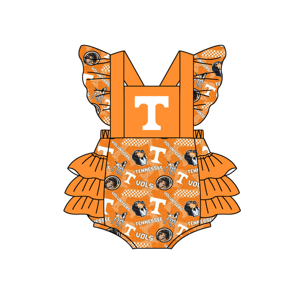 moq 3 custom style Tennessee romper