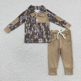 Matching Baby boys long sleeve outfits clothing