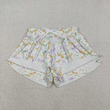 Family Matching Adult Baby girls Mardi Gras pajamas and yoga shorts