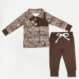 Matching Baby boys long sleeve outfits clothing