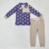 Matching Baby boys long sleeve outfits clothing