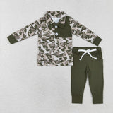 Matching Baby boys long sleeve outfits clothing