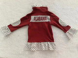 MOQ 3 custom style Alabama girls pullover