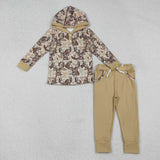 Matching Baby boys deer hooded romper & set clothing