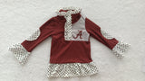 MOQ 3 custom style Alabama girls pullover