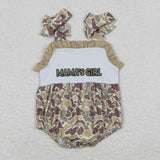 Embroidery mama's girl camo series clothing
