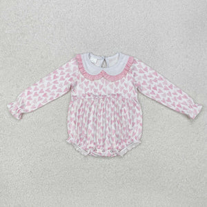 LR18994 baby girl clothes love girl Valentine's Day romper