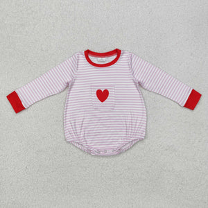 LR1855 long sleeve Valentine's day pink  bubble