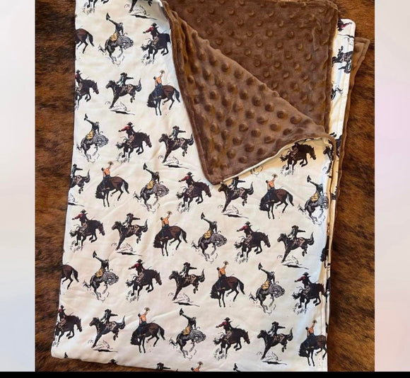 custom style moq 10 western cowboy blanket
