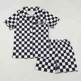 Matching  Adult women short sleeve pajamas clothing