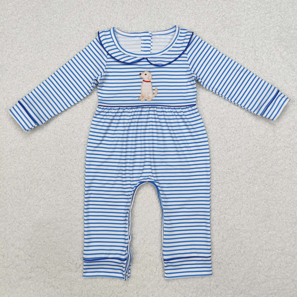 LR1447 baby boy clothes embroidery pubby boy winter romper-