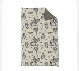 custom style moq 10 western cowboy blanket