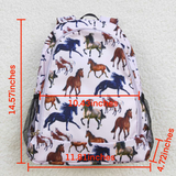 High quality horse print backpack