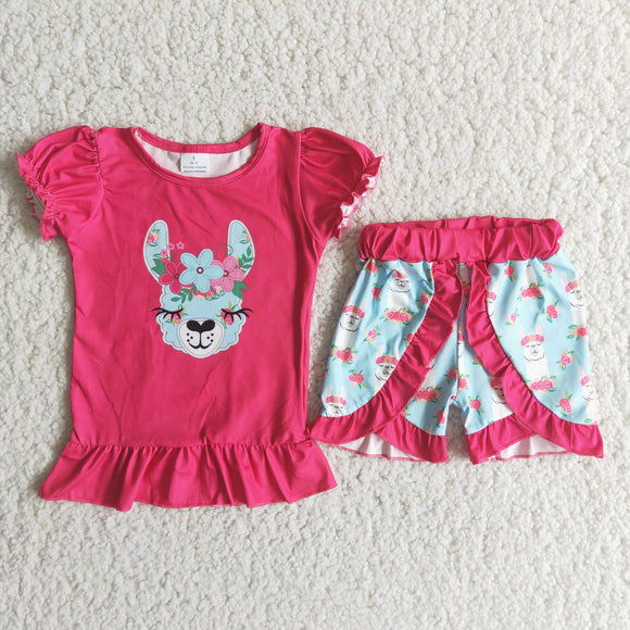 A10-10 summer pink rabbit girls clothing