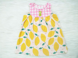 A14-21-Lemon summer girl dress