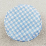 pre order BA0161--- Easter blue plaid basket bag