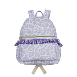 7.24 USA BA0239-- High quality purple leopard backpack