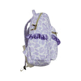 7.24 USA BA0239-- High quality purple leopard backpack