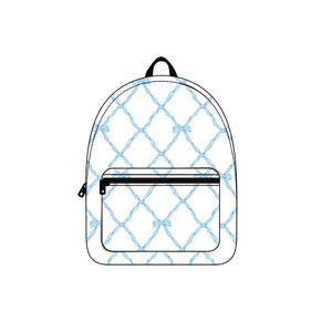 BA0273--pre order High quality blue bow backpack