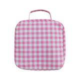 BA0227 pink plaid Lunch Box