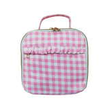 BA0227 pink plaid Lunch Box