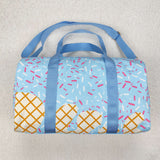 BA0286 blue bows Duffle Bag 18.5x11.2x7.9 inches
