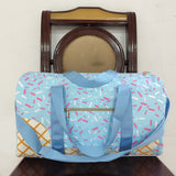 BA0286 blue bows Duffle Bag 18.5x11.2x7.9 inches