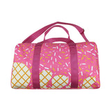 BA0298  Ice Cream pink duffel bag