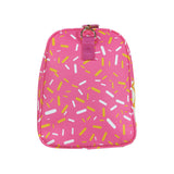 BA0298  Ice Cream pink duffel bag