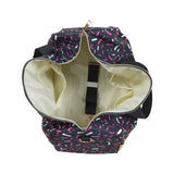 BA0303  Ice Cream black duffel bag