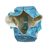 7.24 USA BA0304  Ice Cream blue duffel bag