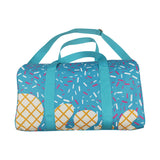 7.24 USA BA0304  Ice Cream blue duffel bag