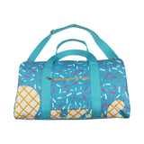 7.24 USA BA0304  Ice Cream blue duffel bag