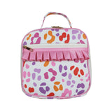 BA0309 baby leopard rose floral Lunch Box