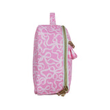 BA0310 baby pink bow floral Lunch Box