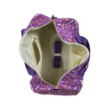 7.24 USA BA0321 purple icecream Duffle Bag 18.5x11.2x7.9 inches