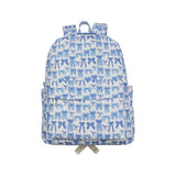 BA0322 blue bow zipper backpack